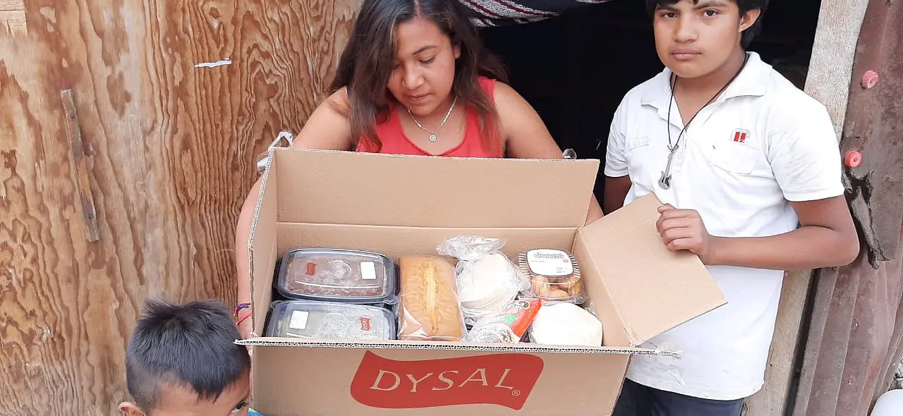 La institución. Dr. Sonrisas, en México, recibió apoyo de Henkel para la distribución de alimentos a personas en situación vulnerable.